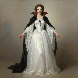 baroque oil painting of full body vampire princess portrait, by nekro, peter mohrbacher, alphonse mucha, brian froud, yoshitaka amano, kim keever, victo ngai, james jean