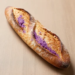 a purple french baguette