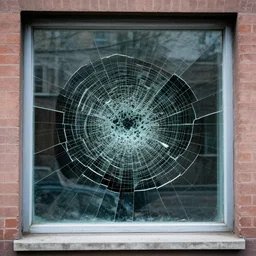 smashed window, broken like your dreams