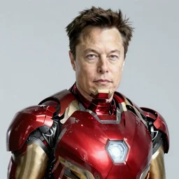 elon musk as iron man. high quality 8 k resolution
