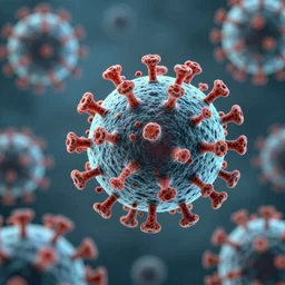 an hiv virus is entering human t cells, highly detailed, digital painting, artstation, concept art, movie still, smooth, sharp focus uhd 8 k, cell cover style