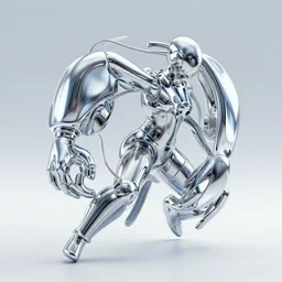 kinetic art everything in its right place chrome futuristic