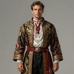 dean jagger traditional sardinian costume, intricate, elegant, highly detailed, digital painting, artstation, concept art, sharp focus, illustration, orientalism, aleksi briclot, rutkowski, bouguereau