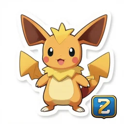 cute miss mascot exagide exagide aegislash pokemon sticker art, cronobreaker, beeple game icon