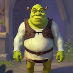 Shrek, artwork by Antón Semenov,