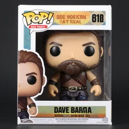 Dave the Barbarian funko pop, figurine, hyper realistic