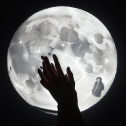 caressing the moon