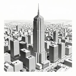 future city by m. c. escher