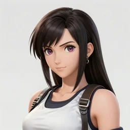 head and body concept art of tifa lockhart, trending on artstation