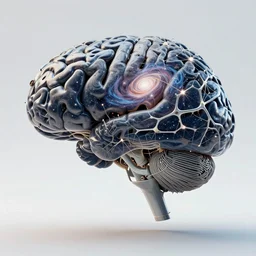 artificial intelligent art made by mimicking the neuronal network of biological brains which mirrors the cosmological universe