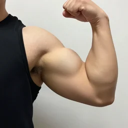 chubby but muscular arm