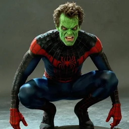 film still of Willem Dafoe as Green Goblin in Spider-man 2002