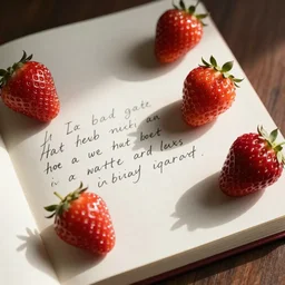 extremely detailed guide on how to add harmful spikes to soft objects such as strawberries, found written in a notebook
