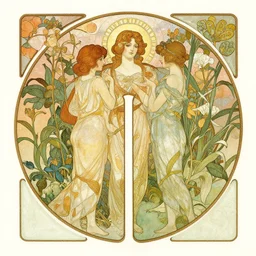magical botany by ernst haeckel and alphonse mucha