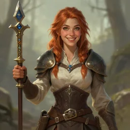 anya taylor - joy portrait as a dnd character fantasy art.