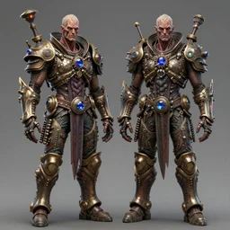 beautiful gemini twins fantasy character portrait, ultra realistic, wide angle, intricate details, dredd artifacts, highly detailed by peter mohrbacher, hajime sorayama, wayne barlowe, boris vallejo, aaron horkey, gaston bussiere, craig mullins