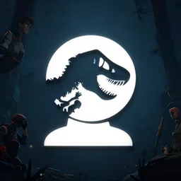 face icon stylized minimalist jurassic world fallen kingdom, loftis, cory behance hd by jesper ejsing, by rhads, makoto shinkai and lois van baarle, ilya kuvshinov, rossdraws global illumination