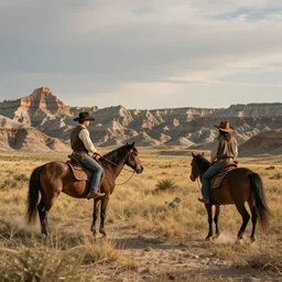 the wild west, badlands, octane render, 8k