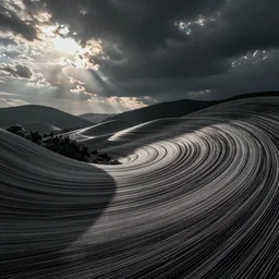 a pyschonautistic paranormal thing made of lines by Gabe Weis