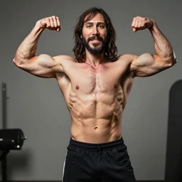 jesus bodybuilder