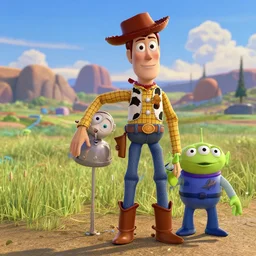 toy story, in the style of brokeback mountain