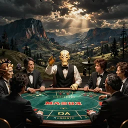 the puppet master gambling at the edge of insanity