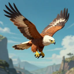 flying cat eagle from monster hunter bokeh 8 0 mm