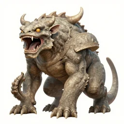 detailed illustration of ancient monster
