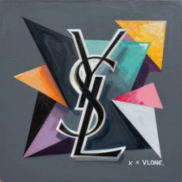 YSL x Vlone x Akuma Profile Picture by Sachin Teng, asymmetrical, Organic Painting , Matte Painting,  geometric shapes, hard edges, graffiti, street art,:2 by Sachin Teng:4