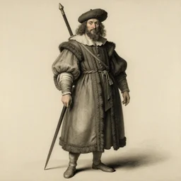 character design. by rembrandt, highly detailed