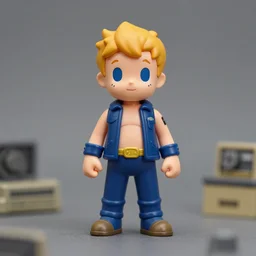 vault boy from fallout 3 as a toy,