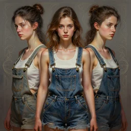 digital _ painting _ of _ girl in tank top and overalls _ by _ filipe _ pagliuso _ and _ justin _ gerard _ symmetric _ fantasy _ highly _ detailed _ realistic _ intricate _ port
