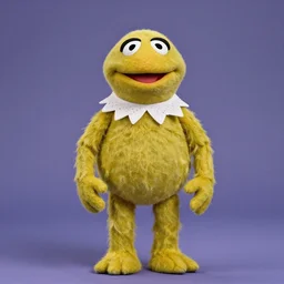 of a full body portrait of mrs piggy from the muppets