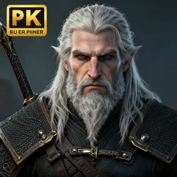 a digital art close up portrait of pale sebastian stan as ancient druid mage from warcraft, old witcher with long beard character sheet, 4 k, ultra detail, volumetric lighting, unreal engine, octane render