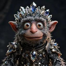 hyper realistic portrait of postapocalyptic muppet monster goblin, cinematic, symmetric, dark crystal, artstation, cgsociety, alan lee, jean baptiste monge, scott radke