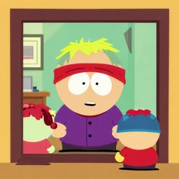 saul goodman visits south park cartoon frame.