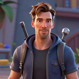 a screenshot of benedict cumberbatch in the video game fortnite. 3 d rendering. unreal engine. amazing likeness. very detailed. cartoon caricature