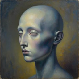 psychotic mind on nirvana, surrealism, oil on canvas, masterpiece, award - winning
