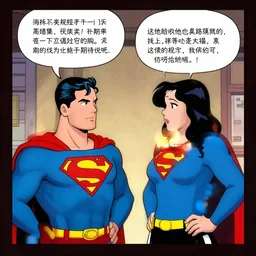 superman speaking to lois lane, xkcd comic