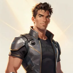 Super Powered Karl Urban  as an Apex Legends character digital illustration portrait design by, Mark Brooks and Brad Kunkle detailed, gorgeous lighting, wide angle action dynamic portrait