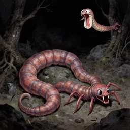 worm from hell by wlop