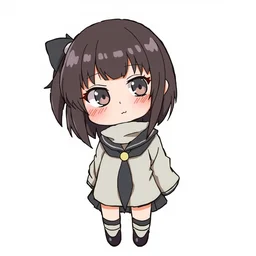 brutalist kawaii anime girl brutalist brutalist chibi kawaii anime brutalist