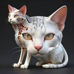 cat osteology, ultra high resolution