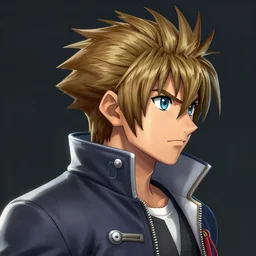 portrait of male character from final fantasy, avatar, profile picture, concept art, digital art, final fantasy style, manga, cell shading, nintendo ds, ray tracing, render, trending on artstation, chrono trigger, cyberpunk