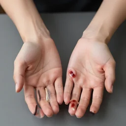 extremely detailed an anatomically accurate photograph of a woman's hands