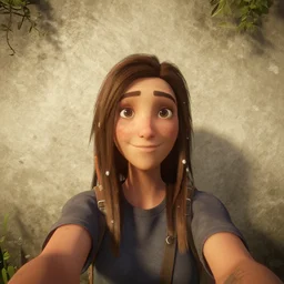 selfie of wall - e as a outer wilds character, outer wilds screenshot, unreal engine, digital art