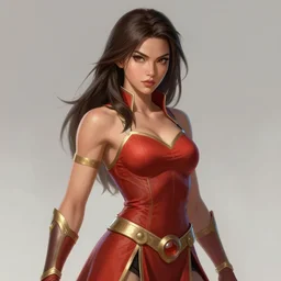 philippine darna superhero portrait, filipina, perfect expression, digital painting, badass pose, smooth details, in the style by bosslogic and greg rutkowski, highly detailed, sharp focus, trending in artstation