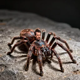 ringo starr's head on the body of a tarantula
