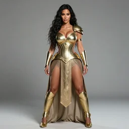 kim kardashian as a warrior princess, full body, concept art, rim lighting, stanley lau, sharp focus, trending on artstation