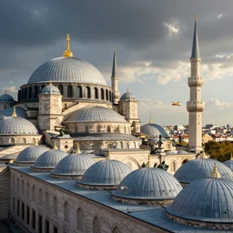a city with sixty silver domes, bronze statues of all the gods, streets paved with lead, a crystal theater, a golden bird that crows each morning on a tower